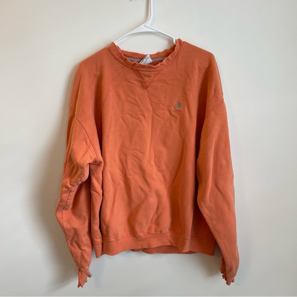 Vintage Champion XL Sherbet Crewneck Sweatshirt 90s Sportswear Y2K